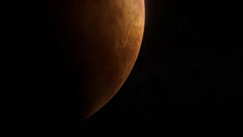 Planet Venus in Space Motion Background Stock Footage 244999051