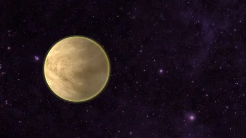 Planet Venus, Venus Planet Overview. a 345 Stock Footage 251950036
