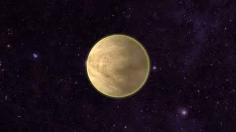 Planet Venus, Venus Planet Overview. a 346 Stock Footage 251950038
