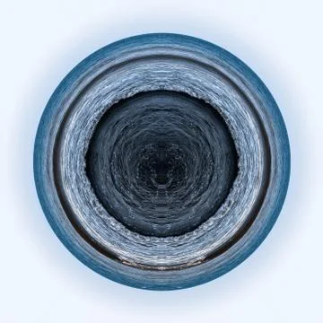 Planet Wave. Polar coordinates 스톡 사진