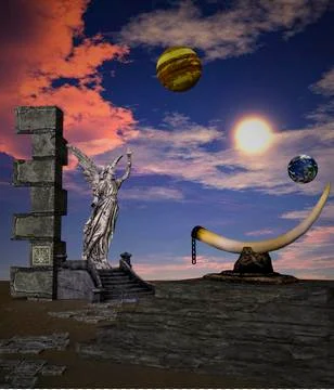 Planet X Stock Illustration