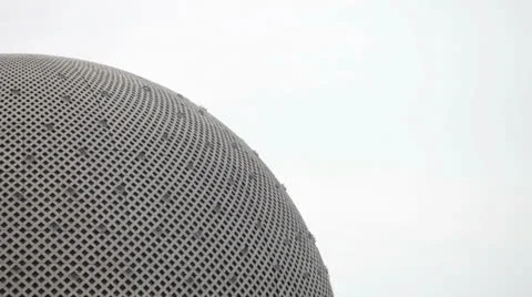 Planetarium dome Stock Footage 24240112