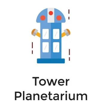 Planetarium Observatory Building Stock-Illustration