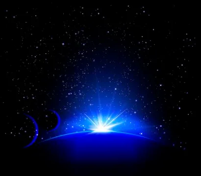 Planetarium space Stock Illustration