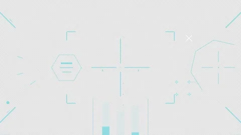 Planetary Advanced HUD Thermal Targeter Bay: Master UI Screen : 4K Alpha Stock-Footage 332944790