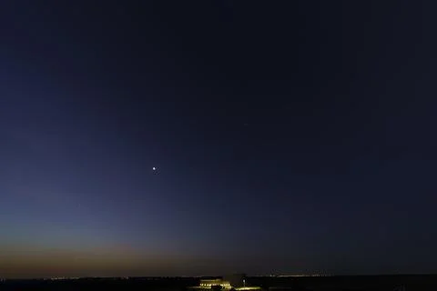 Planetary and Lunar alignment Foto stock