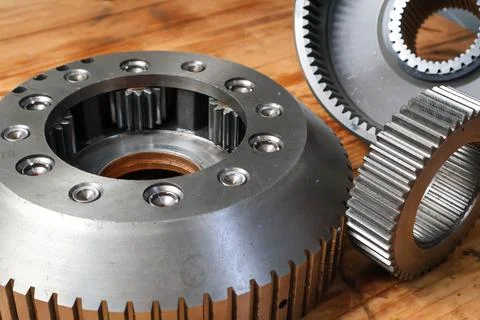 Planetary Carrier and Internal Gear Transmission Assembly. Stock Photos