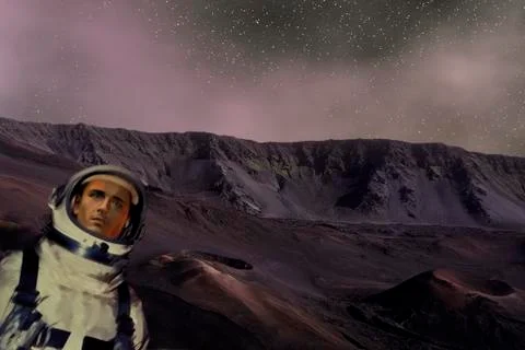 Planetary exploration Stock Illustration