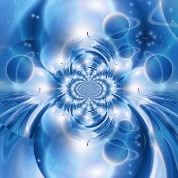 Planetary fractal Stock-Illustration