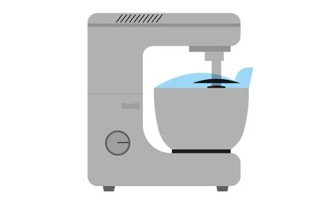 Planetary mixer isolated on a white background. Stock Illustration