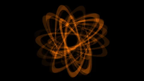 Planetary model of the atom 1 Stock Footage 286046591