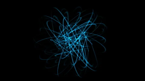 Planetary model of the atom 4 Stock Footage 286046866