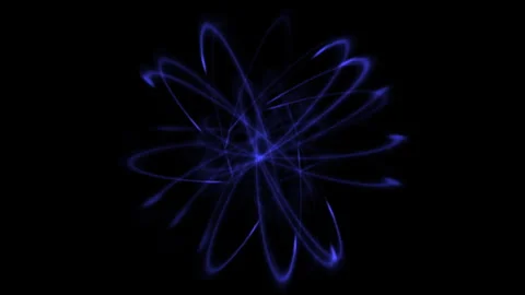 Planetary model of the atom Stock-Footage 286046841