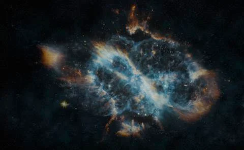 Planetary nebulae Stock Illustration