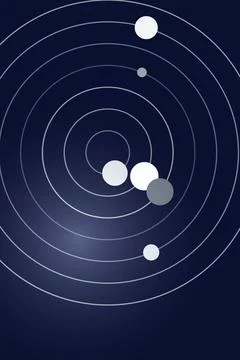 Planetary Orbit Illustration Stock Photos