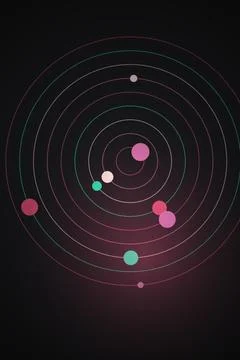 Planetary Orbit Illustration Фото