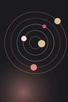 Planetary Orbit Illustration Фото