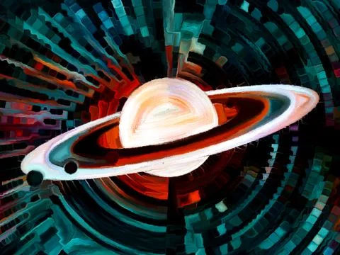 Planetary Space Illustrazione stock