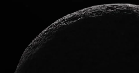 Planetary Surface Illusion on a Textured Stone. Stock Footage 271322128