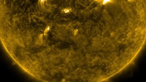 Planetary transit timelapse of Mercury passing between Earth and the Sun Stock Footage 262065349