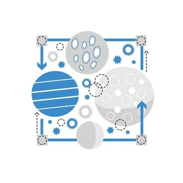 Planetology science Stock Illustration