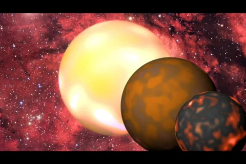 Planets 3 Stock Footage 78329