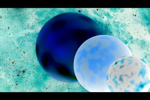 Planets 3 Stock Footage 78500