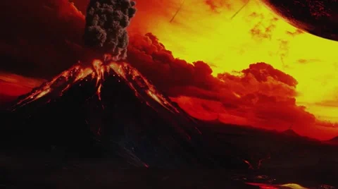 Planets collided Video stock 53835346