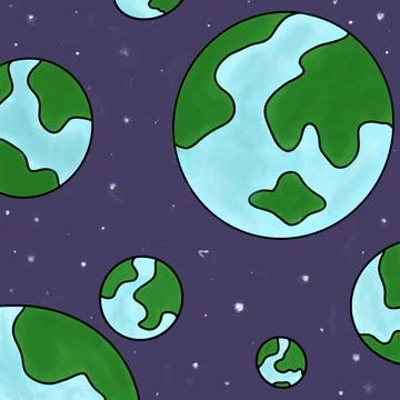 Planet’s earth Stock Illustration