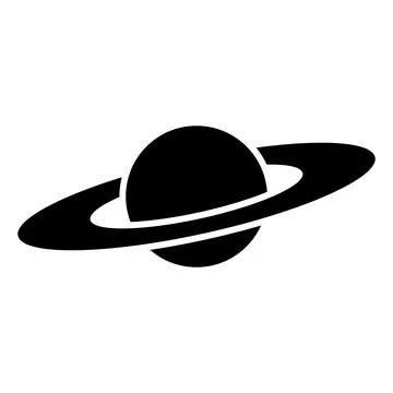 Planets icon vector Stock Illustration