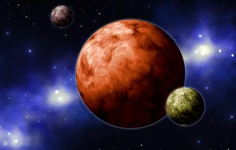 Planets Illustrazione stock