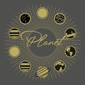 Planets Stock Illustration