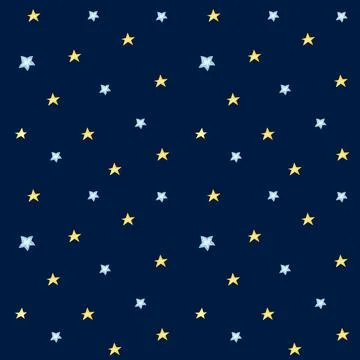 Planets of the solar system Seamless pattern. Outer Space planet Mercury Venus Stock Illustration