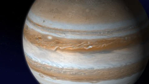 The planets in space - Jupiter, Animation, Version1 Stock Footage 92668136