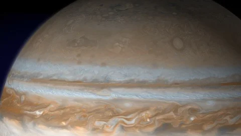 The planets in space - Jupiter, Animation, Version4 Stock Footage 92966992