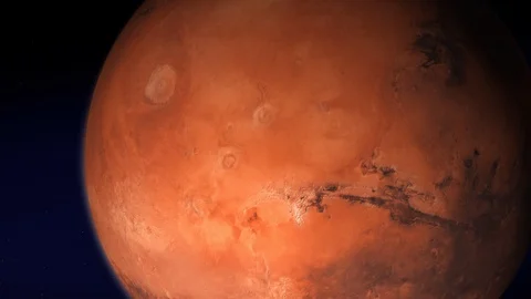 The planets in space - Mars, Animation, Version1 Stock Footage 92668201