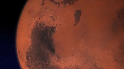 The planets in space - Mars, Animation, Version2 Stock Footage 92976240