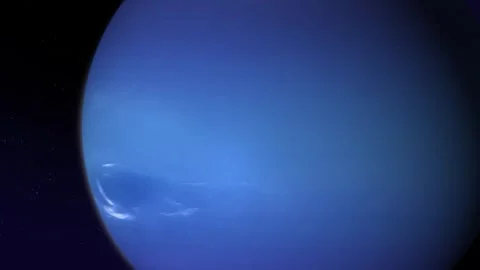 The planets in space - Neptune, Animation, Version1b Stock Footage 260836605