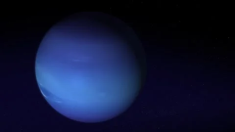 The planets in space - Neptune, Animation, Version3 Stock Footage 260836619