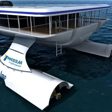 PlanetSolar Solar Powered Boat ~ 3D Model #91389022 | Pond5