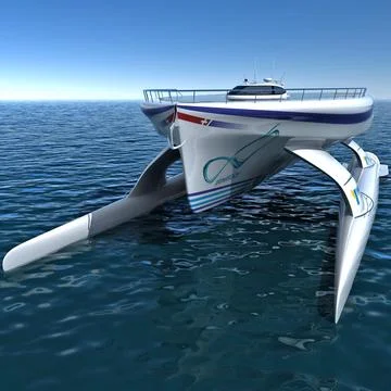 PlanetSolar Solar Powered Boat ~ 3D Model #91389022 | Pond5