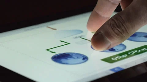 Planification Sheet On Tablet Stock Footage 33778329