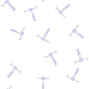 Planishing hammer glyph vector seamless pattern Stock Illustration