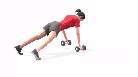 Plank row red Stock Footage 146958584