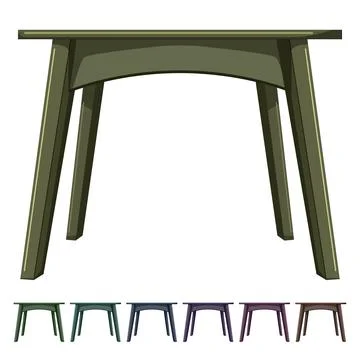 Plank wood table cartoon vector graphic Ilustración de archivo