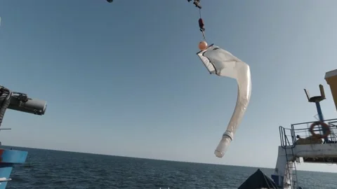 Plankton net sampling  Stock Footage 150506715