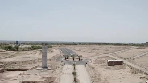 Planned roads under development Stock Footage 344904541