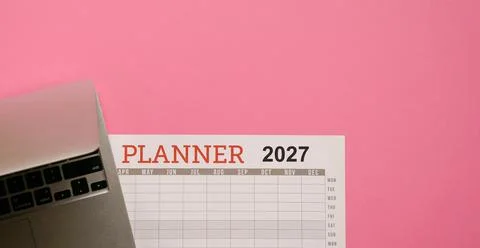 Planner 2027 Stock Photos