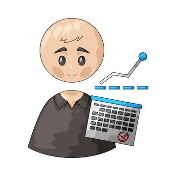 Planner illustration Stock Illustration