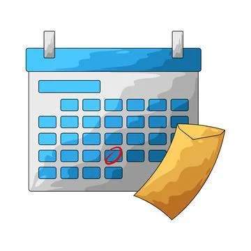 Planner illustration Stock Illustration